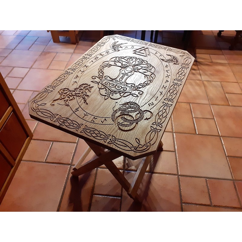 Table en positioin ouverte Table en positioin ouverte