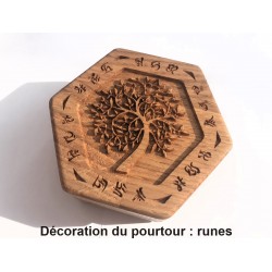 Boîte à dés, motif arbre 2